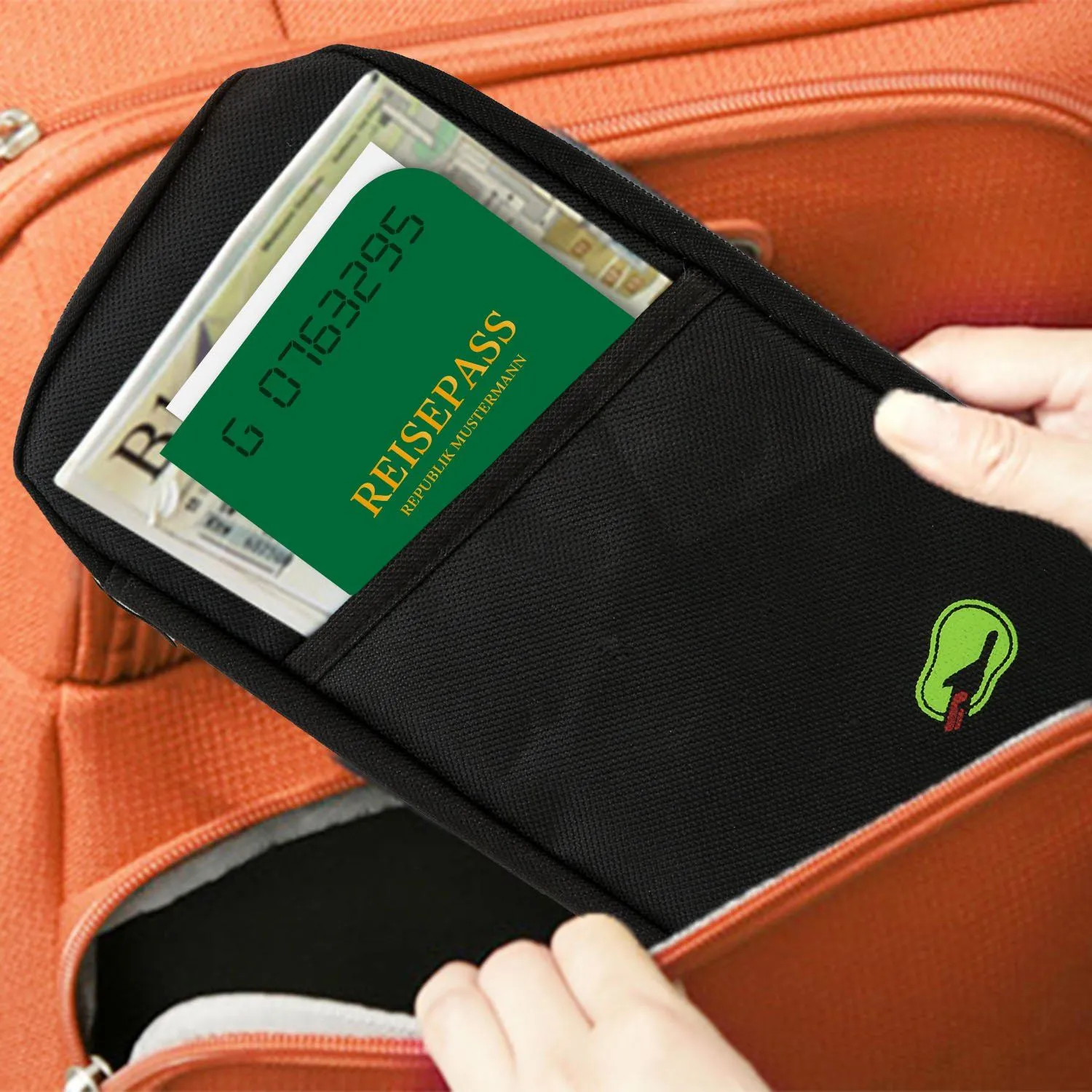 12 Pocket Travel Passport Wallet