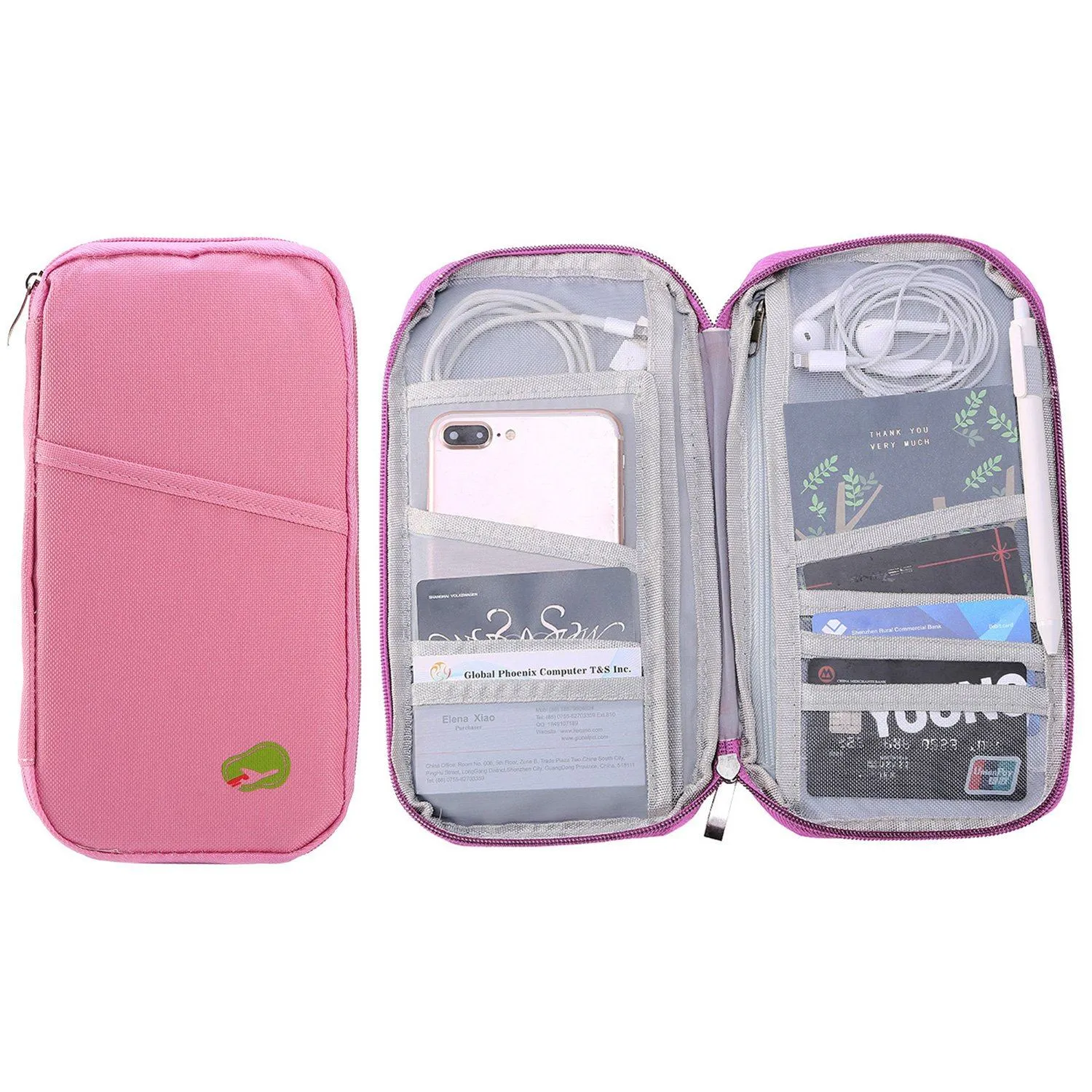 12 Pocket Travel Passport Wallet