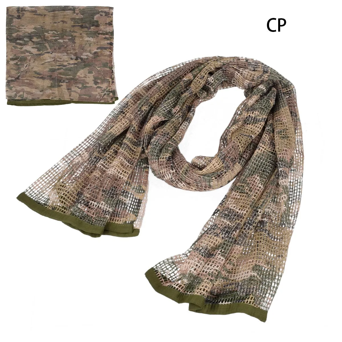 190*90 Military Camouflage Tactical Mesh Hidden Camo Scarf for Outdoor Hunting Photography Mask Shotgun Sun Protection