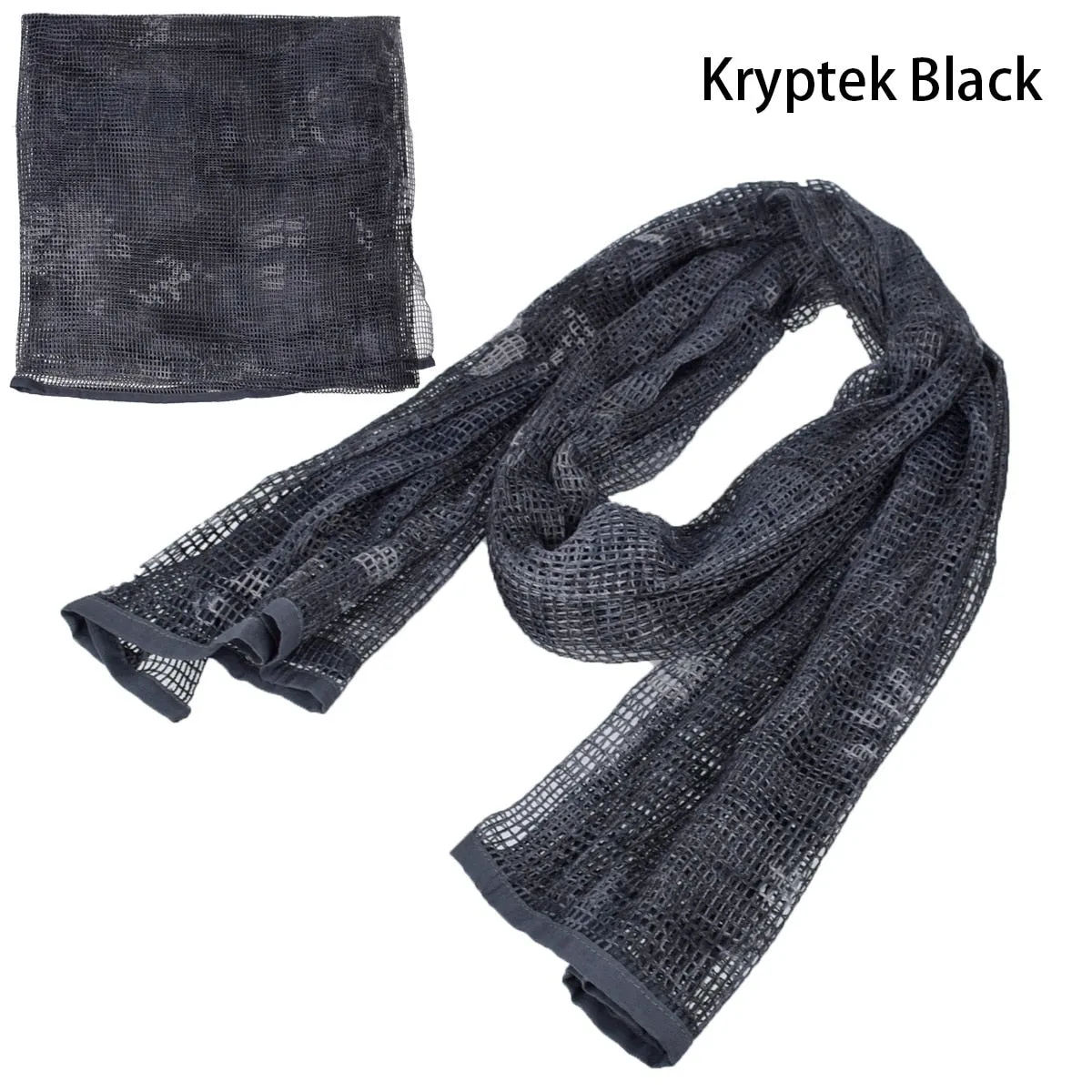 190*90 Military Camouflage Tactical Mesh Hidden Camo Scarf for Outdoor Hunting Photography Mask Shotgun Sun Protection