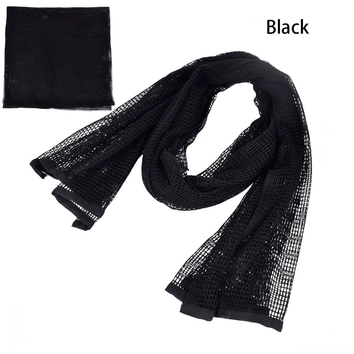 190*90 Military Camouflage Tactical Mesh Hidden Camo Scarf for Outdoor Hunting Photography Mask Shotgun Sun Protection