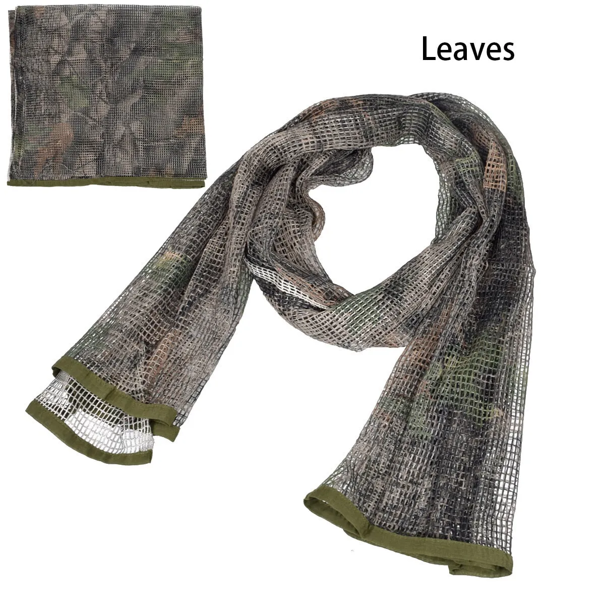 190*90 Military Camouflage Tactical Mesh Hidden Camo Scarf for Outdoor Hunting Photography Mask Shotgun Sun Protection
