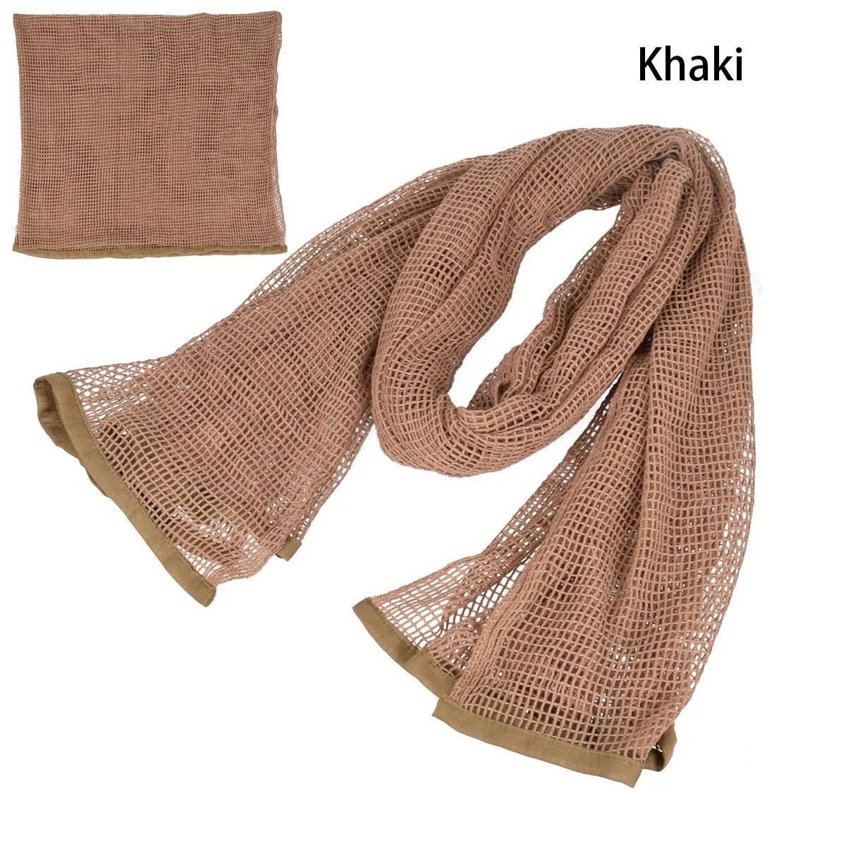 190*90 Military Camouflage Tactical Mesh Hidden Camo Scarf for Outdoor Hunting Photography Mask Shotgun Sun Protection