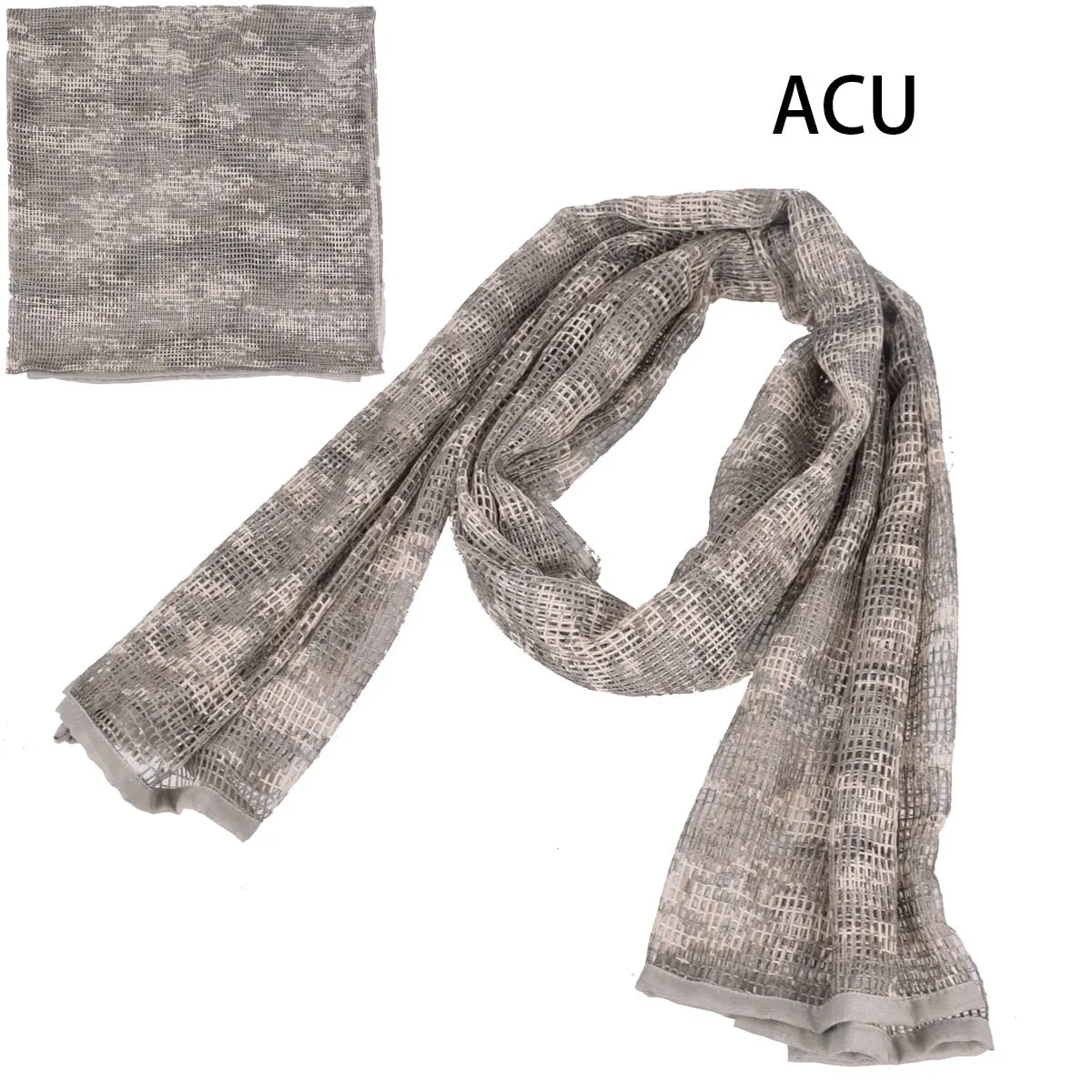 190*90 Military Camouflage Tactical Mesh Hidden Camo Scarf for Outdoor Hunting Photography Mask Shotgun Sun Protection