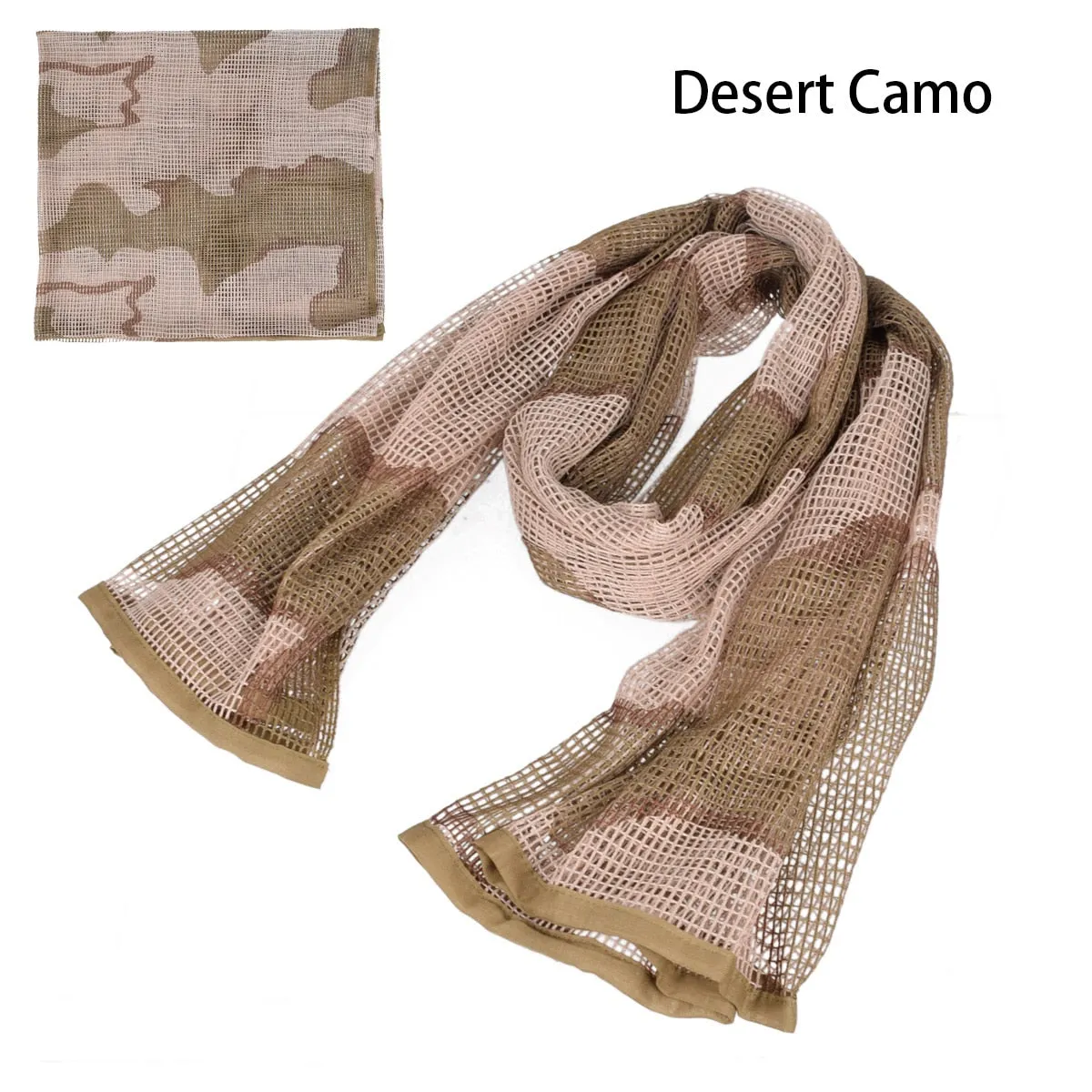 190*90 Military Camouflage Tactical Mesh Hidden Camo Scarf for Outdoor Hunting Photography Mask Shotgun Sun Protection