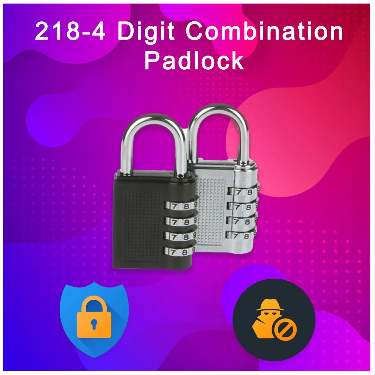 218 -4 Digit Combination Padlock