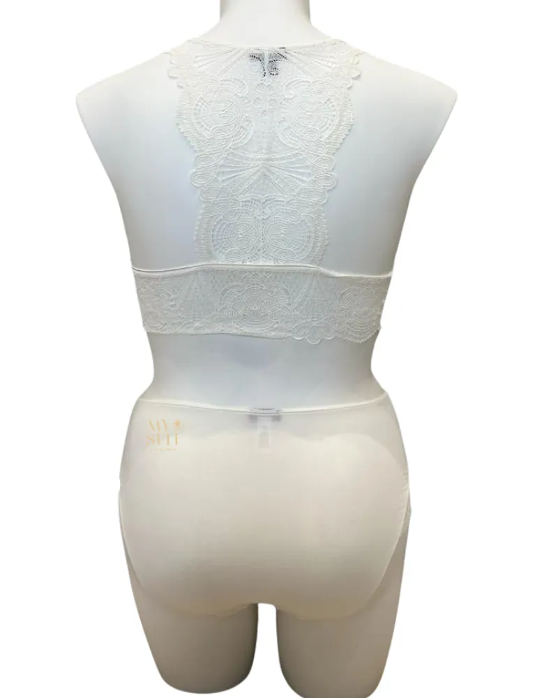 612   606 Chantilly Belle Opoque Bralette & Panty Set