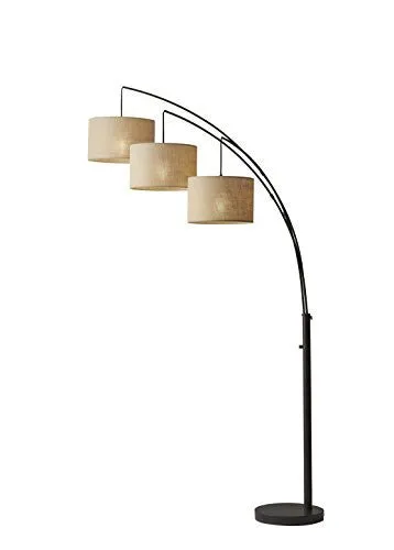 ADESSO 4238-26 TRINITY ARC LAMP, ANTIQUE BRONZE