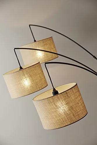 ADESSO 4238-26 TRINITY ARC LAMP, ANTIQUE BRONZE