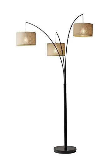 ADESSO 4238-26 TRINITY ARC LAMP, ANTIQUE BRONZE