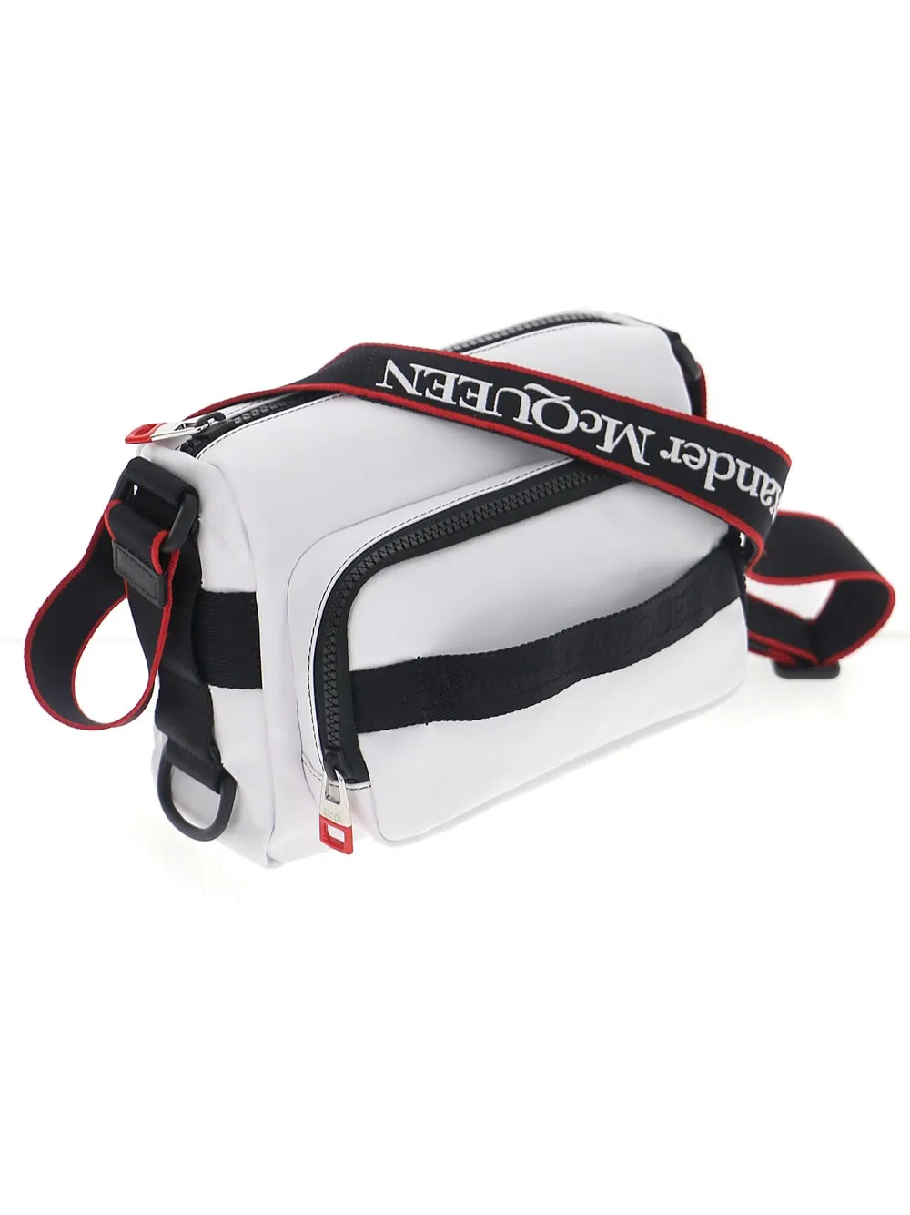 Alexander McQueen Logo Embroidered Crossbody Bag
