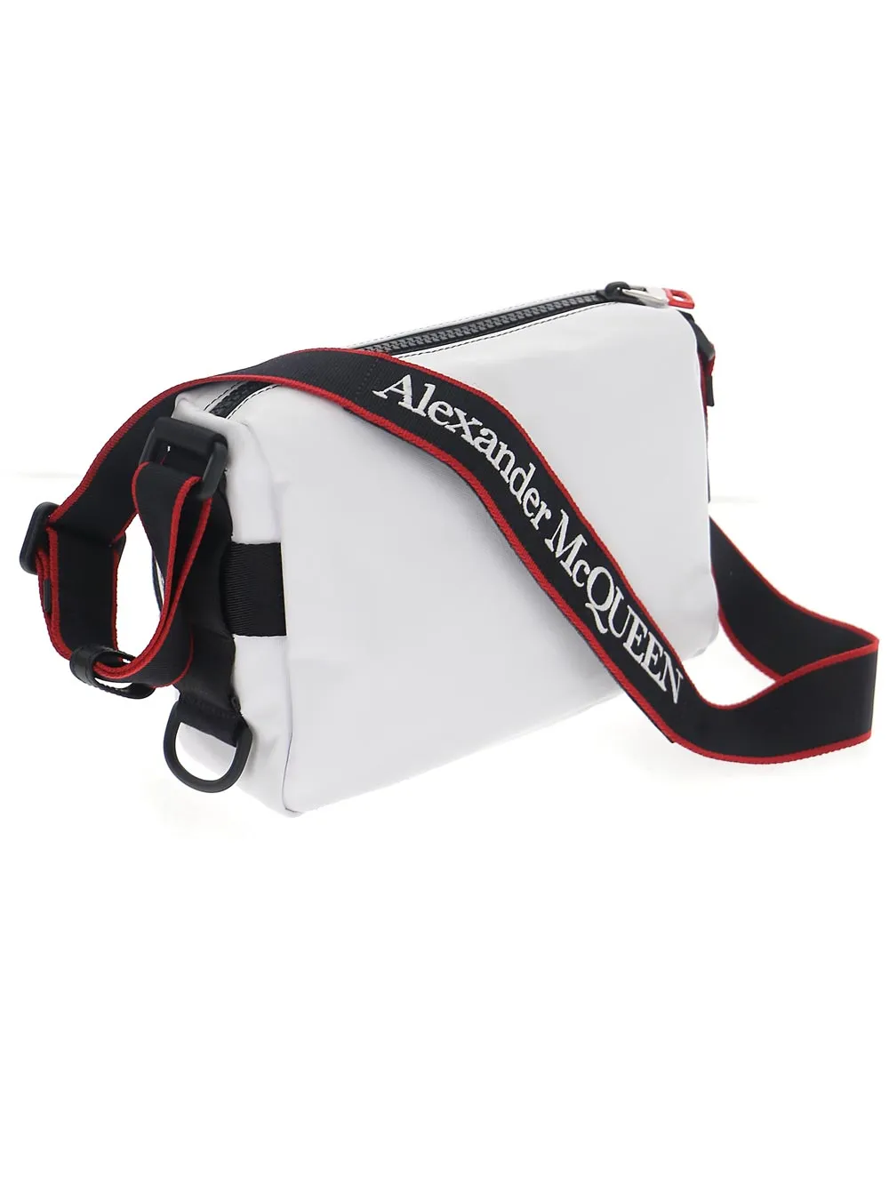 Alexander McQueen Logo Embroidered Crossbody Bag
