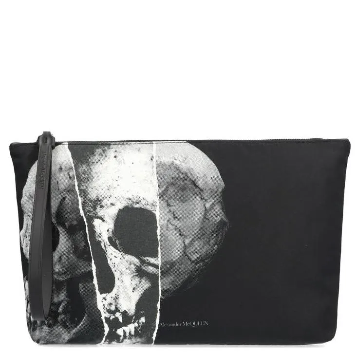 Alexander McQueen Skull Print Clutch Bag