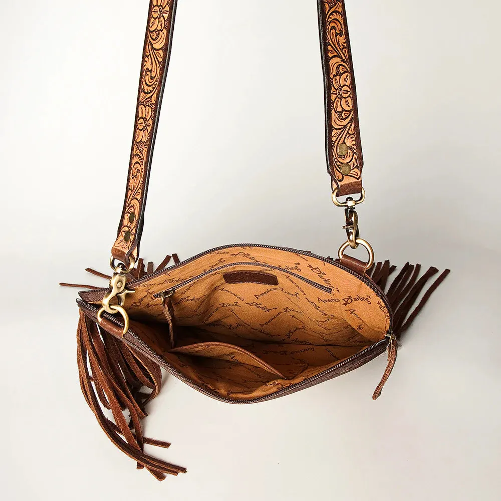 American Darling Cowhide Fringe Chap Purse