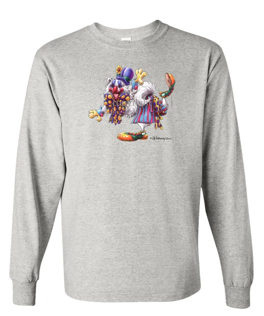 American Eskimo Dog - Clown - Mike's Faves - Long Sleeve T-Shirt