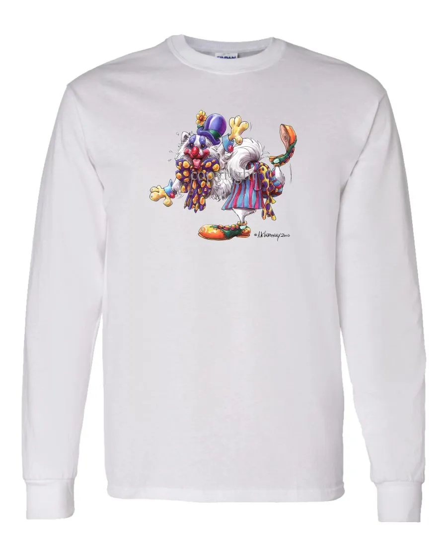 American Eskimo Dog - Clown - Mike's Faves - Long Sleeve T-Shirt