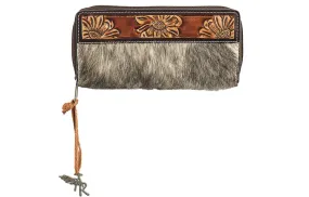 Angel Ranch Spotted Calf Hair Wallet