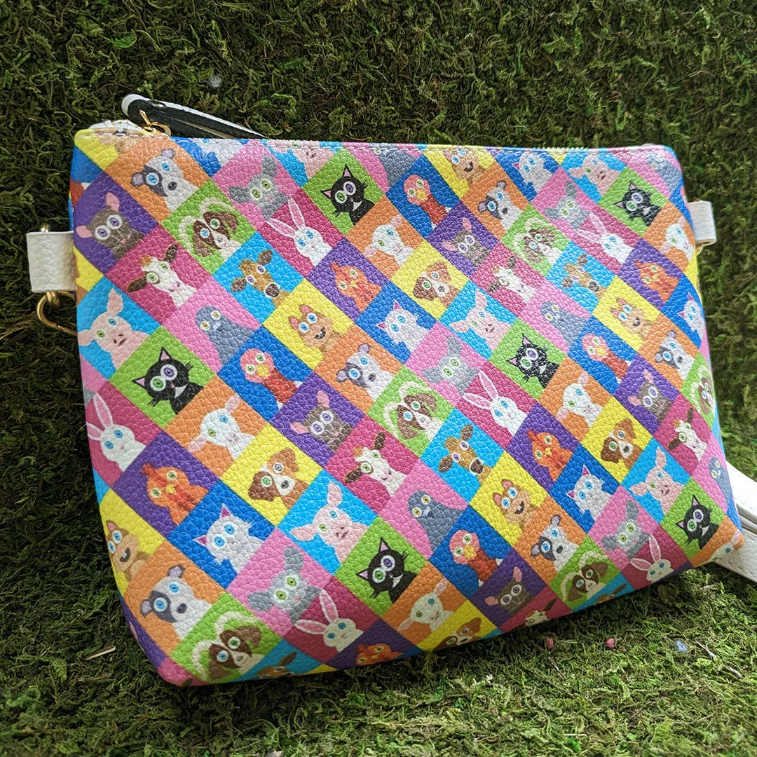 Animal Checker - Vegan Leather Bag