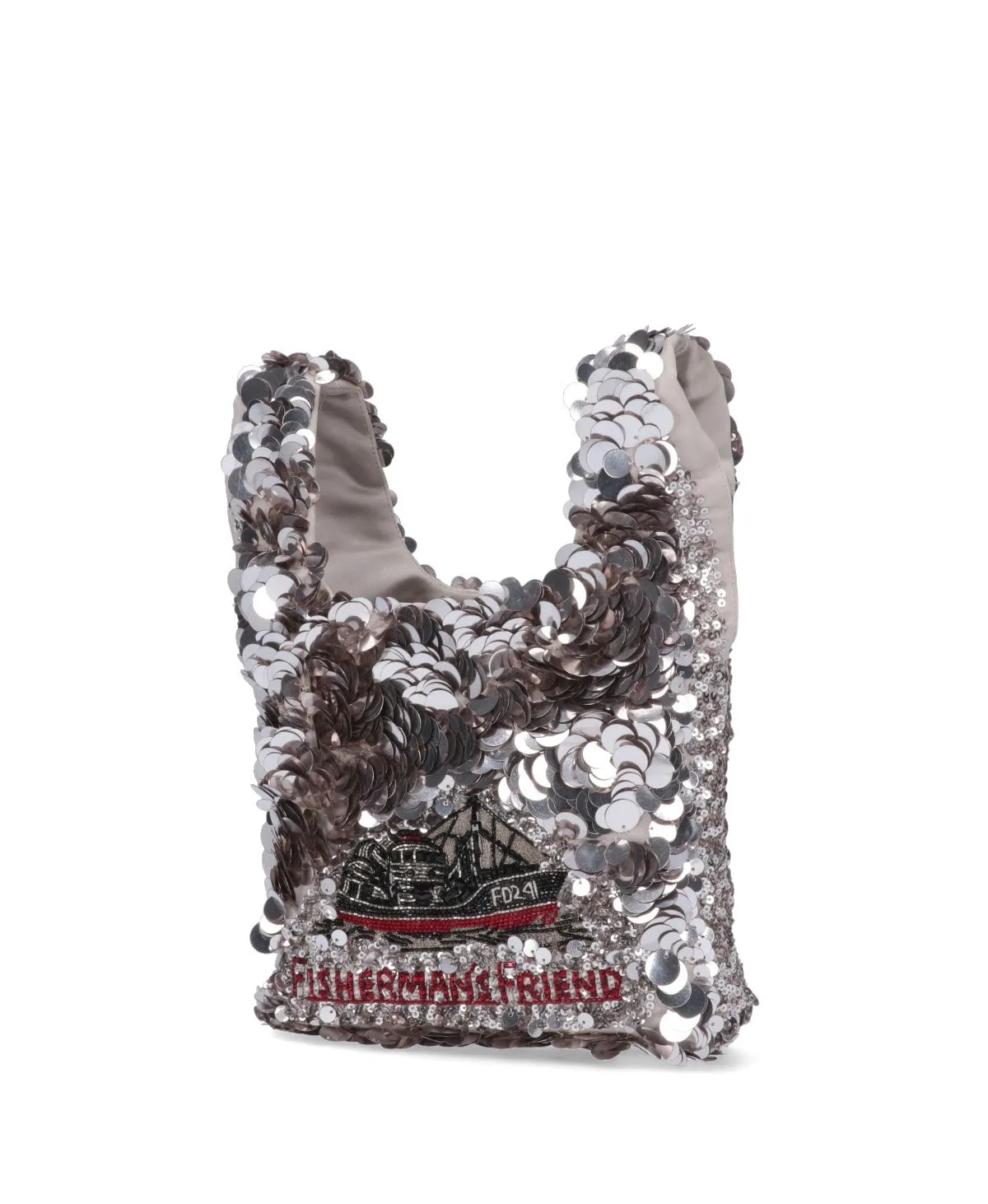 Anya Hindmarch Fisherman's Friend Sequin Tote Bag