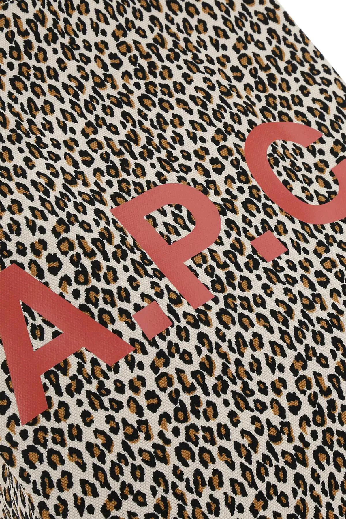 A.P.C. Lou Leopard Print Tote Bag