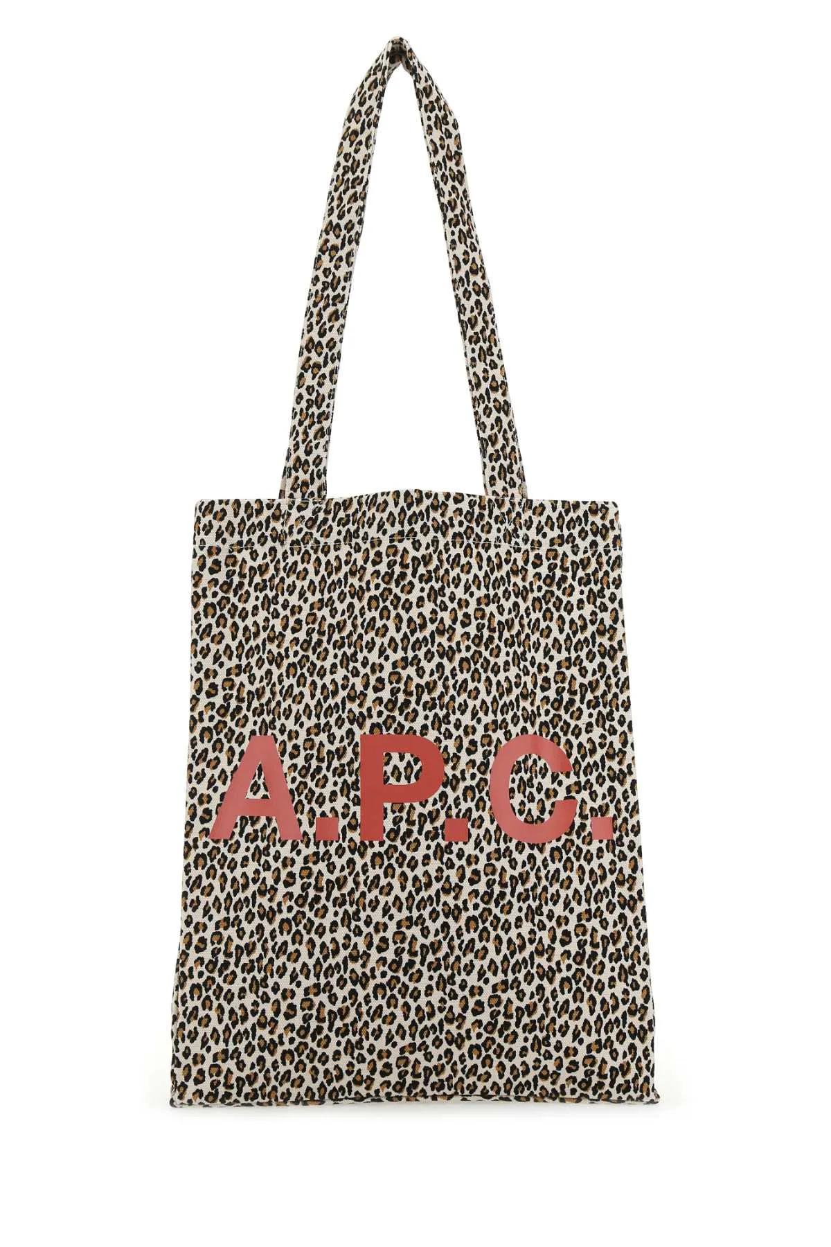 A.P.C. Lou Leopard Print Tote Bag
