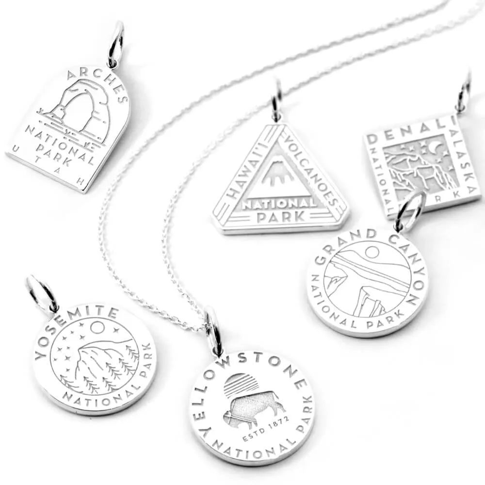 Arches National Park Charm, Silver