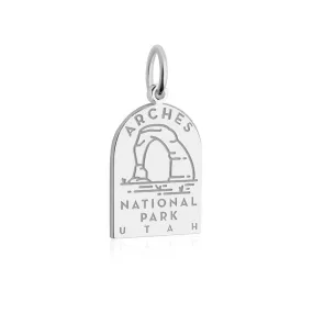 Arches National Park Charm, Silver