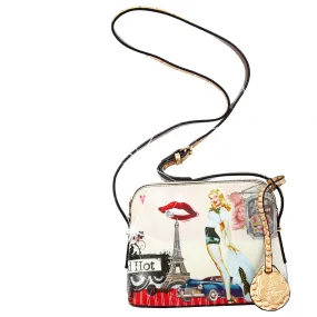 Arosa Retro Parisian Charm Crossbody Bag