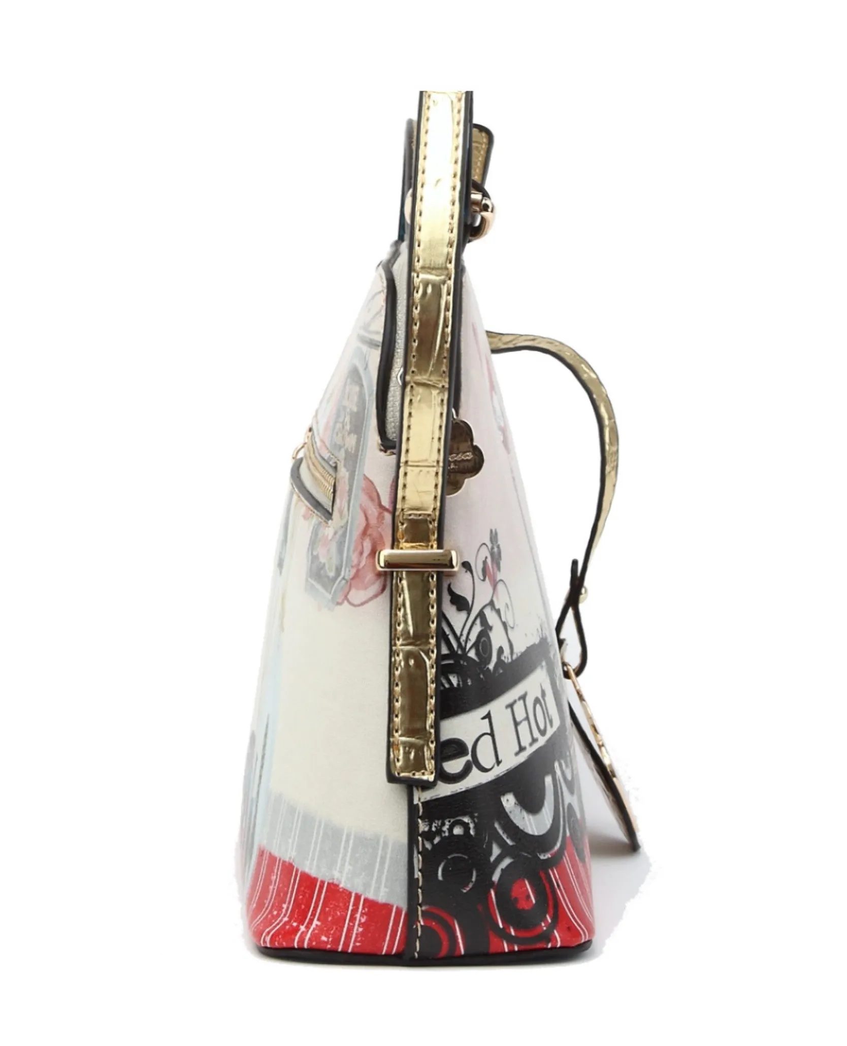 Arosa Retro Parisian Charm Crossbody Bag