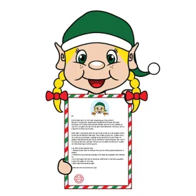 Arrival Letter - My Elf Friends® - Girl- Blonde Hair