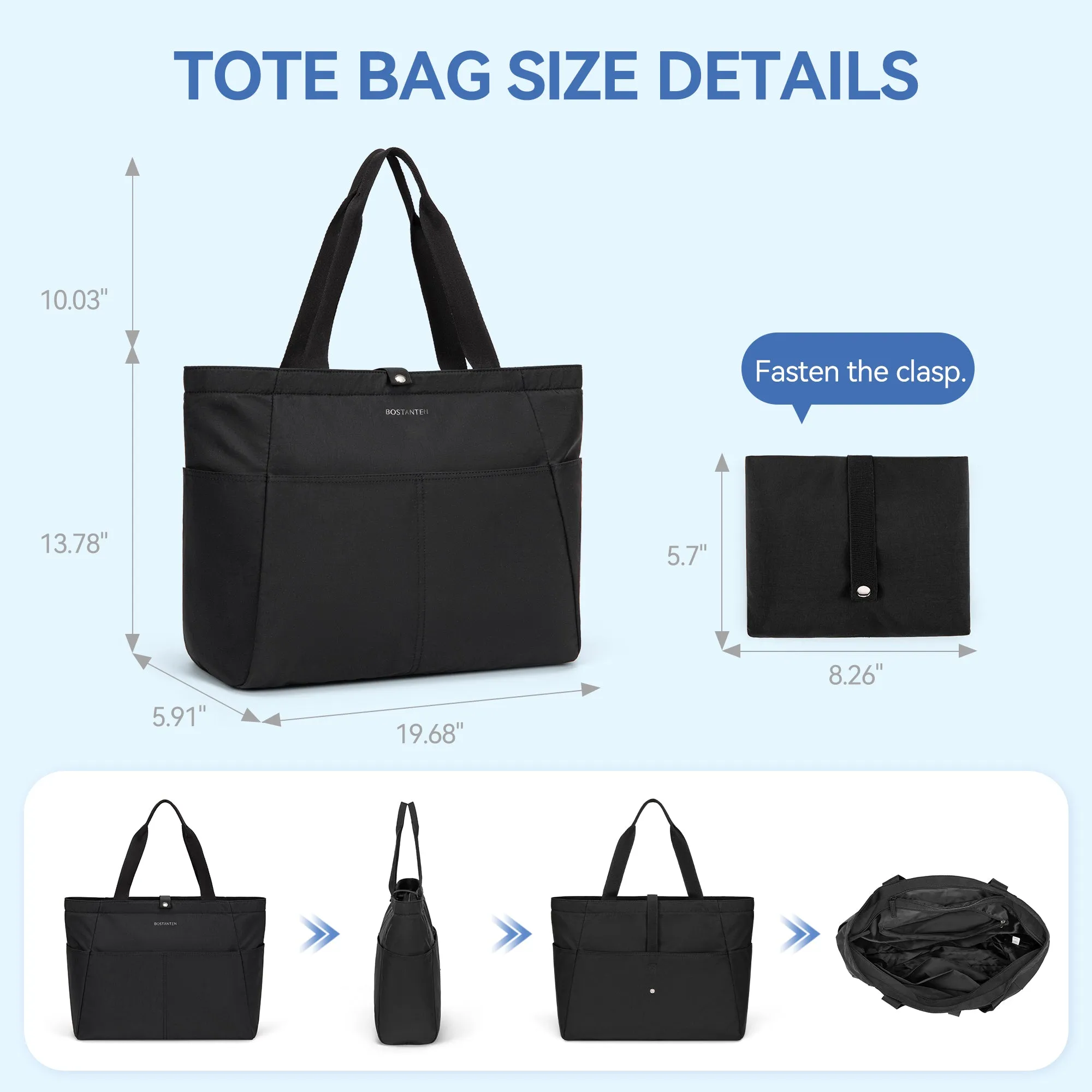 Ava Barrett 30L Travel Tote - Foldable Waterproof