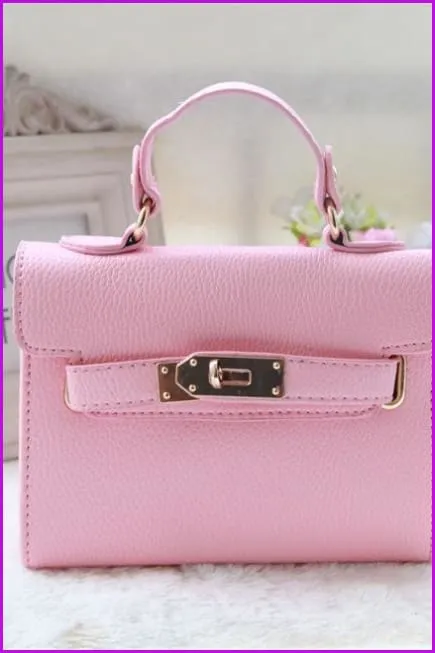 Baby Fashion Jelly PU Kids Purse Handbags F888