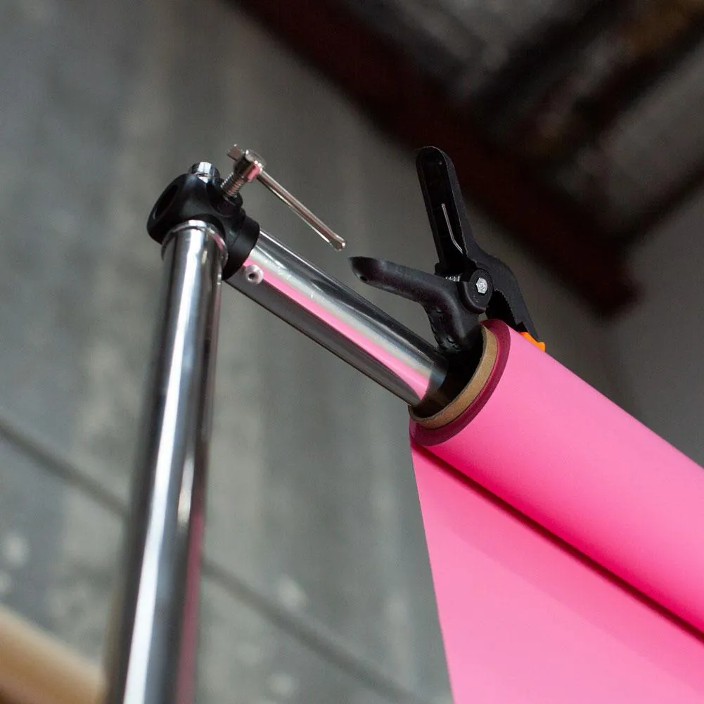 Backdrop Stand Telescopic Crossbar Rod (Extendable from 1.2m - 3m) - Black / Silver