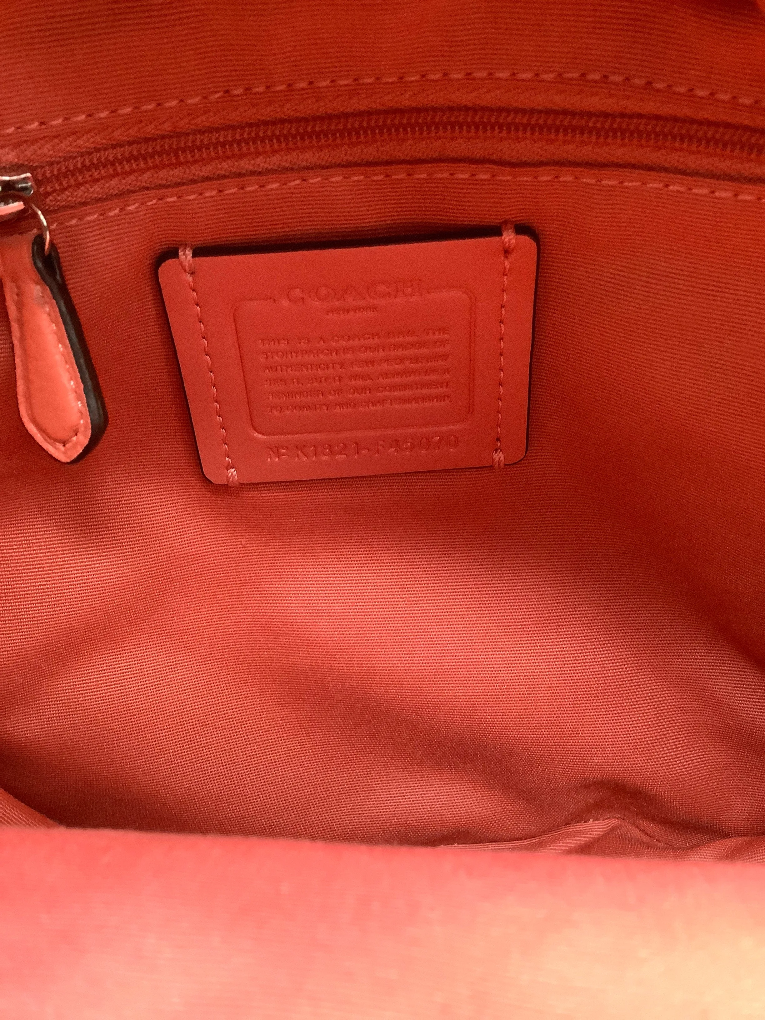 Backpack Designer By Coach  Size: Small