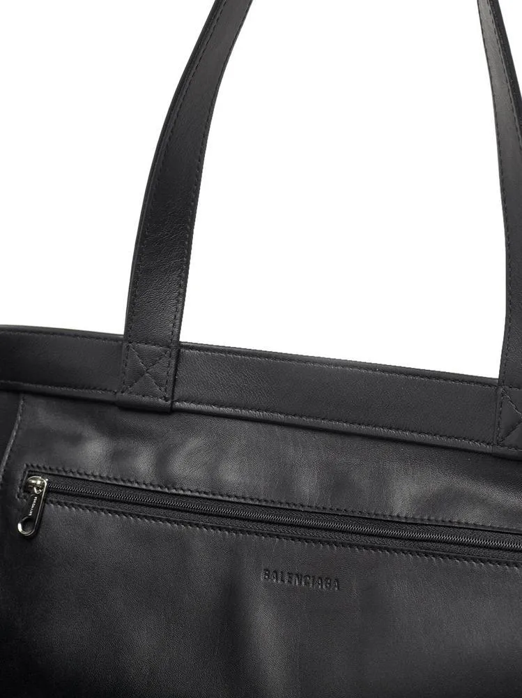 Balenciaga Animal Printed Shopper Bag
