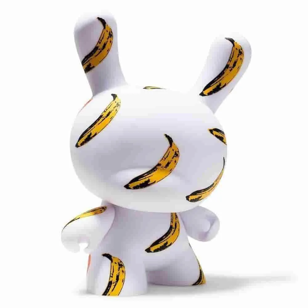 Banana Print 8" Masterpiece Dunny by Andy Warhol Foundation x Kidrobot