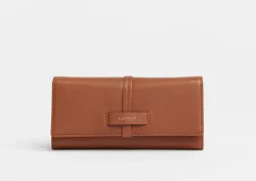 Benjamin Wallet Slim - Caffe Tan/ Brushed Silver