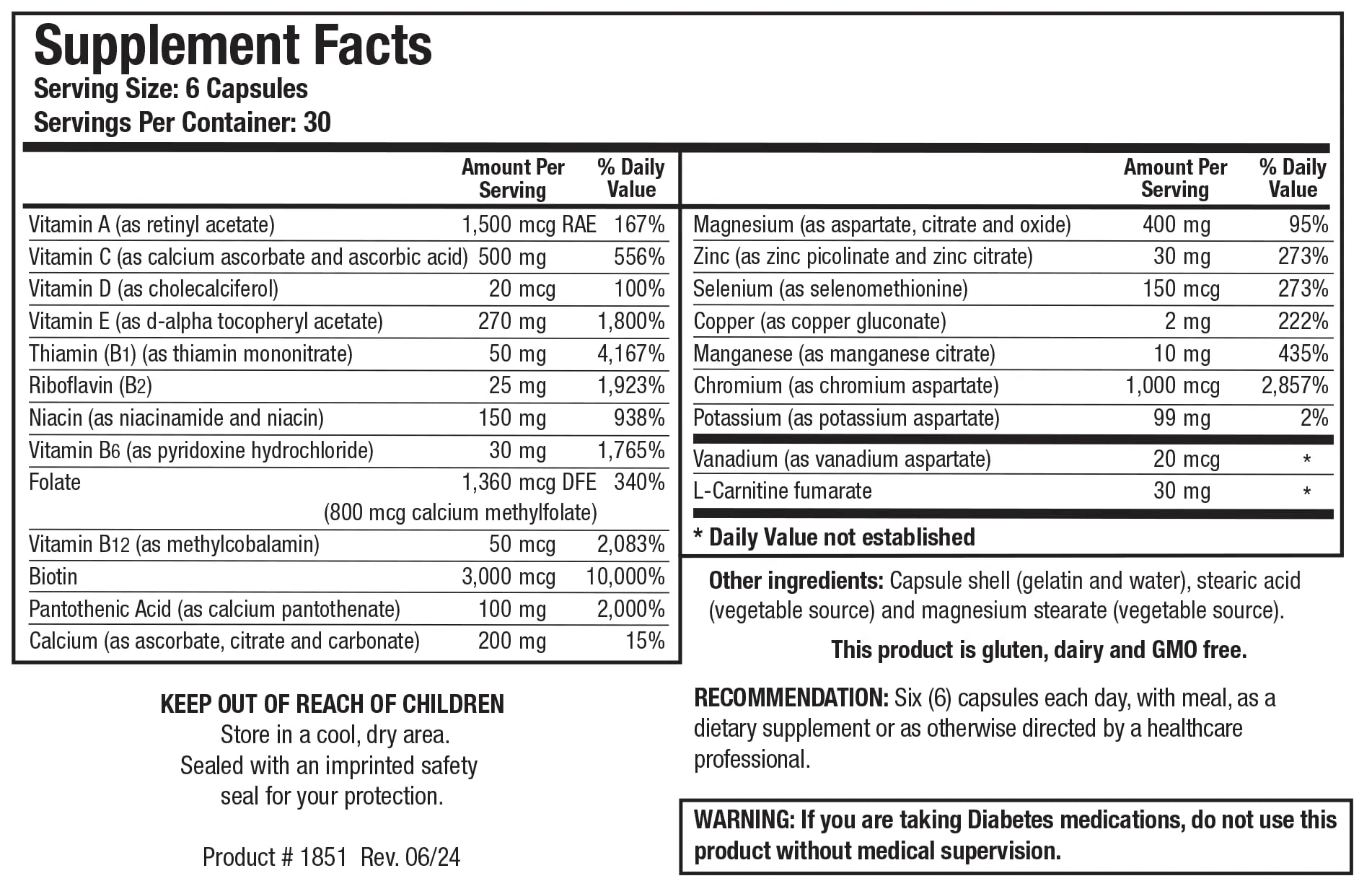 Biotics Research GlucoBalance 180 Capsules