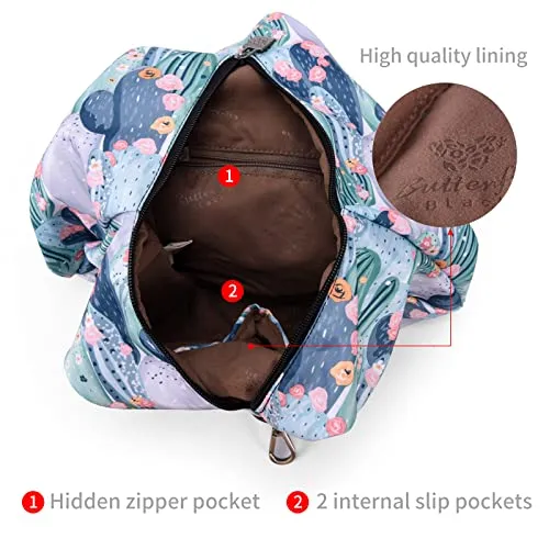 Black Butterfly Premium Backpack for Women,Bohemia Style Daypack,Fashion,Light and Small (45-Multicolor)