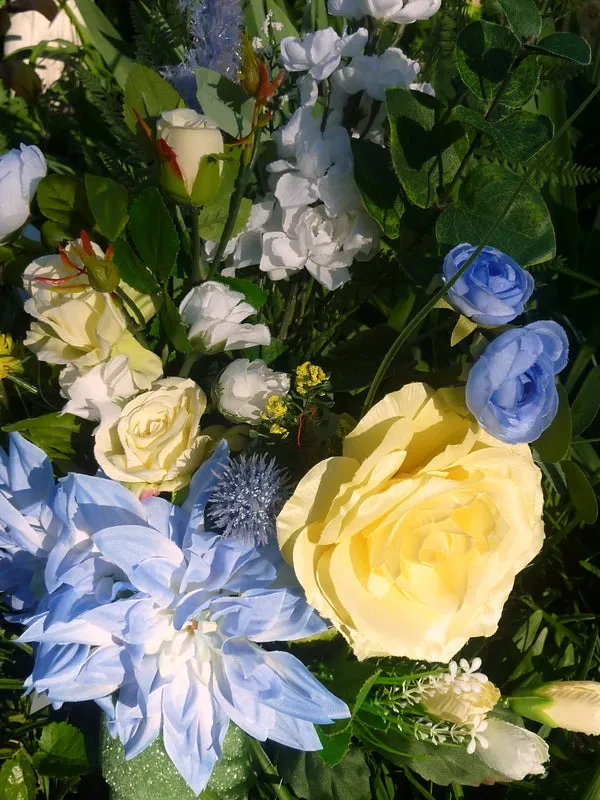 Blue and Yellow cemetery insert