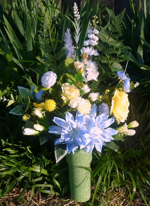 Blue and Yellow cemetery insert
