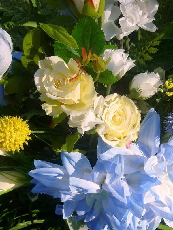 Blue and Yellow cemetery insert