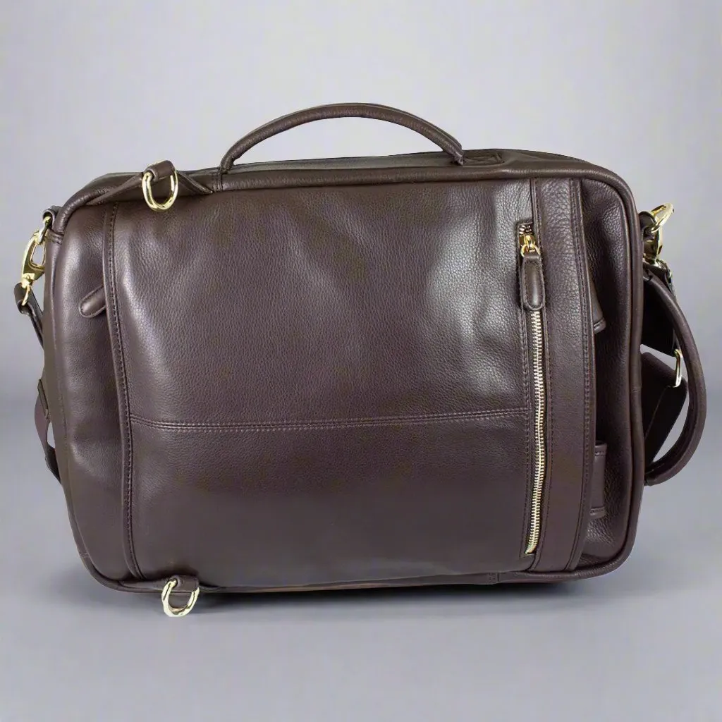 BOL Convertible Leather Backpack | Laptop Bag