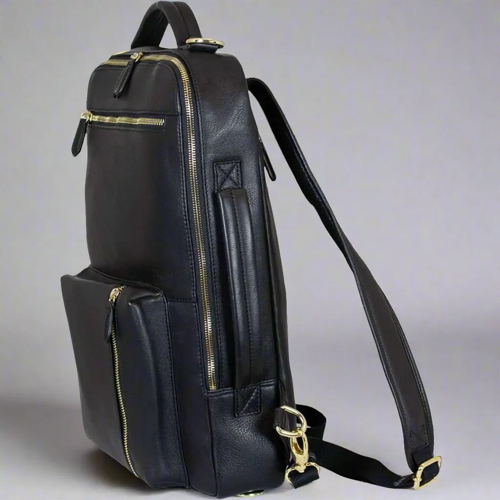 BOL Convertible Leather Backpack | Laptop Bag