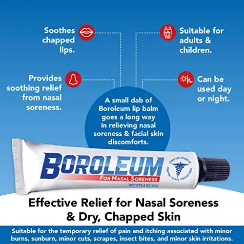 Boroleum for Nasal Soreness, 17 Grams, 3/5 Ounce Tube