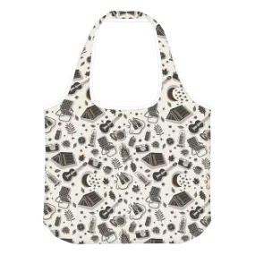 Camping Icons Reusable Tote Bag