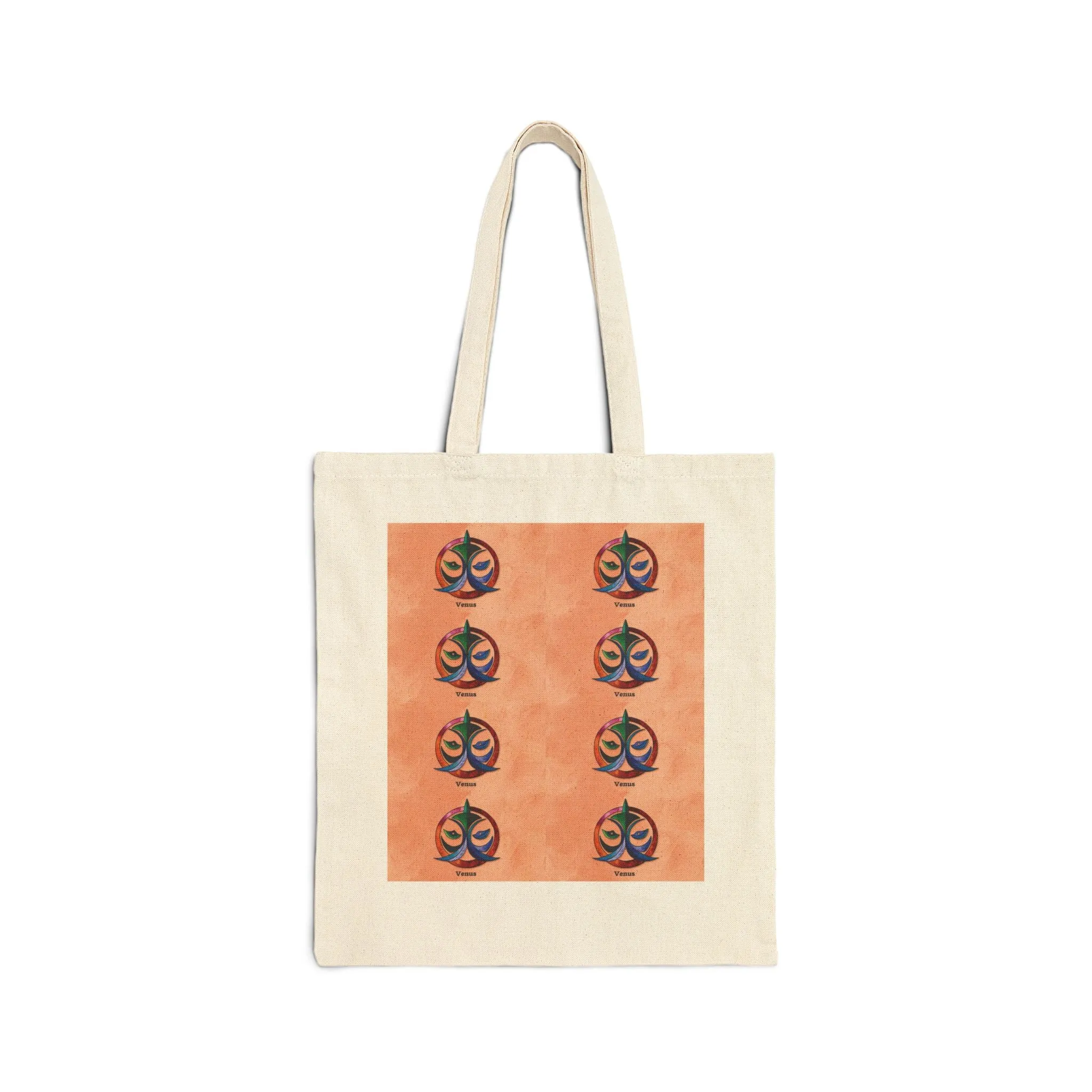 Canvas Tote Bag with Sabian Symbols