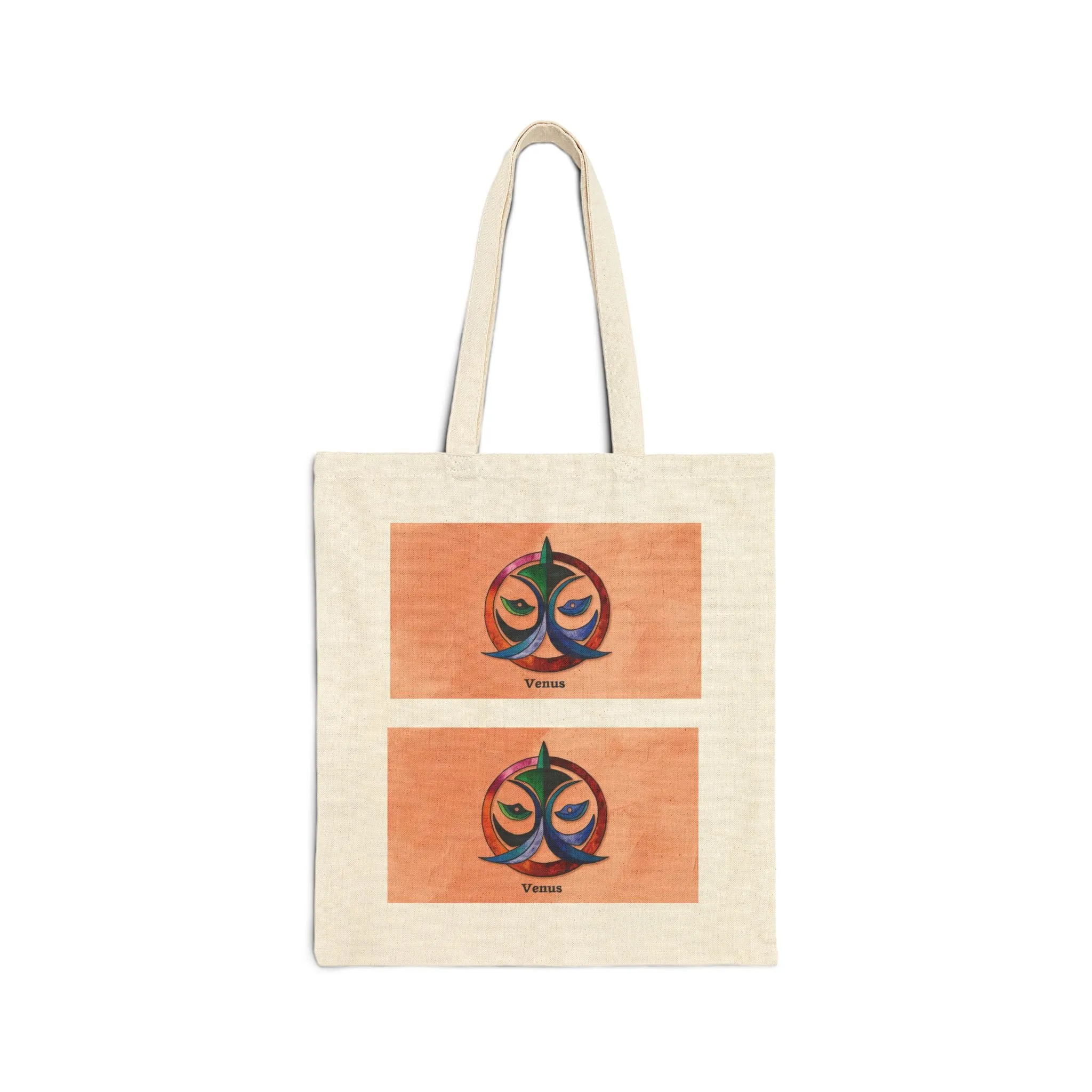 Canvas Tote Bag with Sabian Symbols