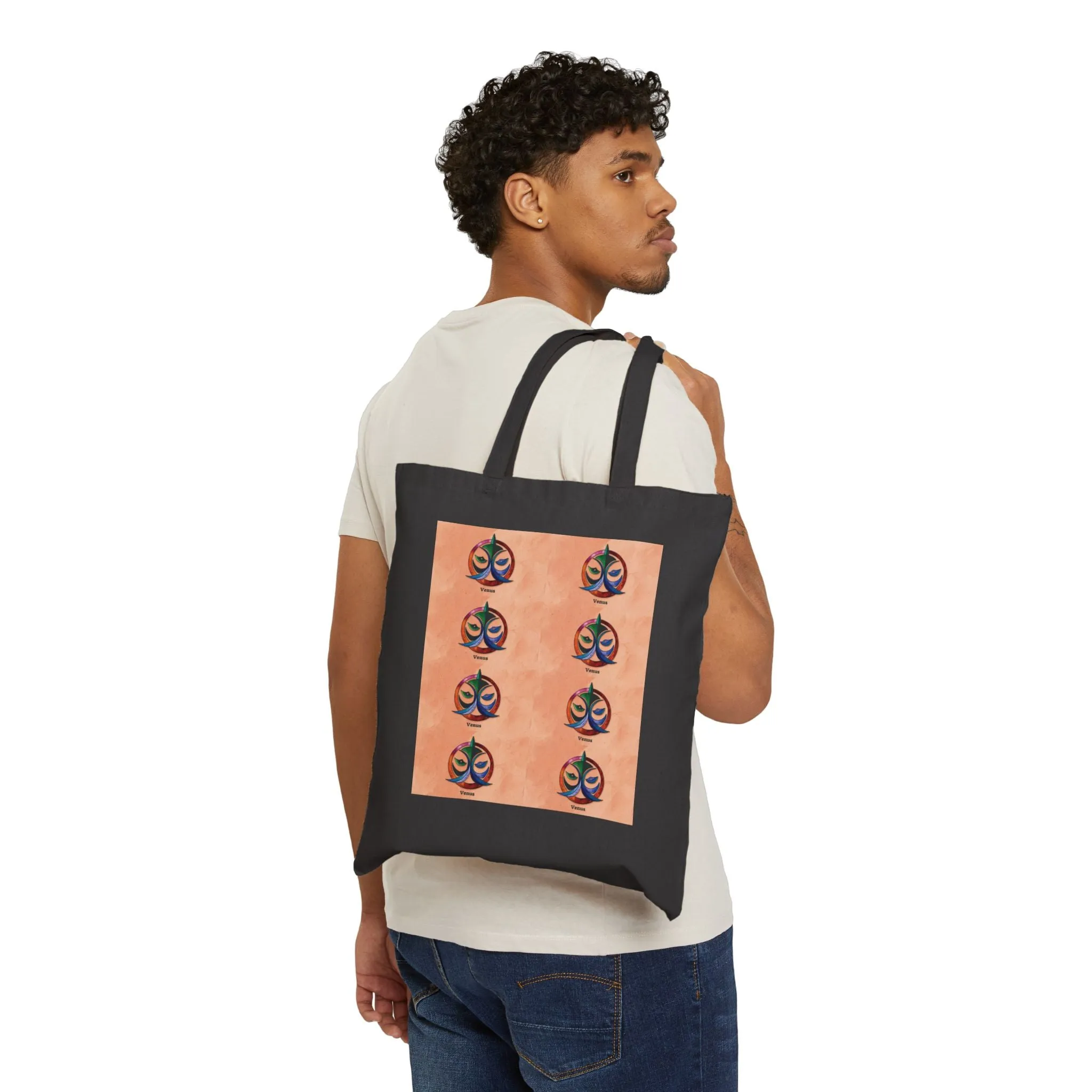 Canvas Tote Bag with Sabian Symbols
