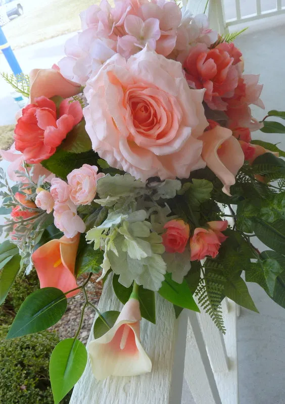 Cemetery headstone Flowers, Grave site spray